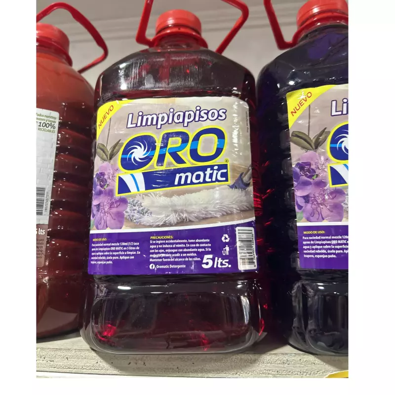 Limpiapisos oro 5L manzana canela