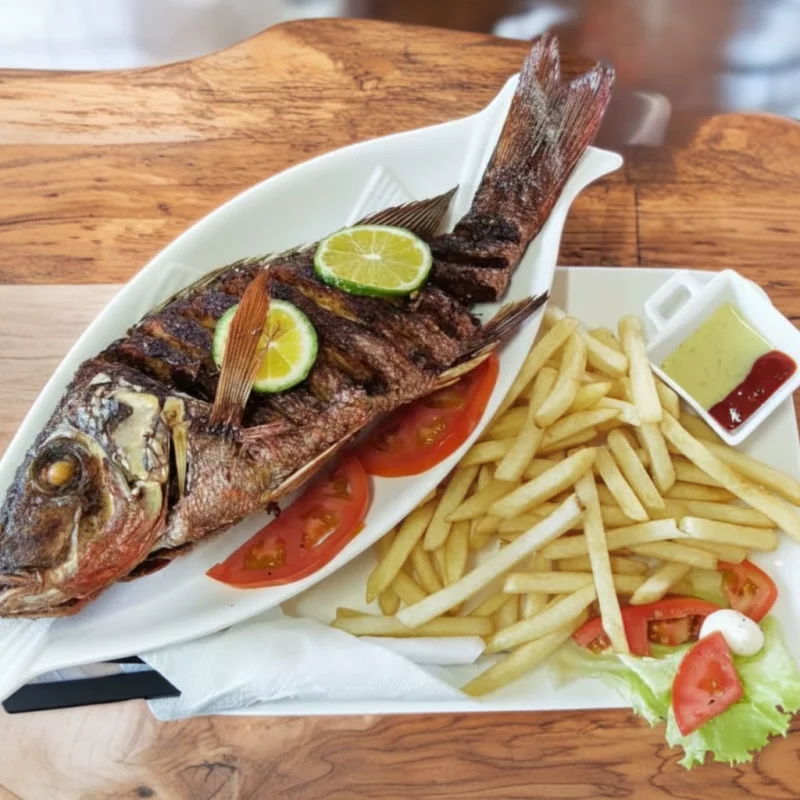 Pescado frito