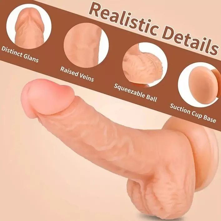 DILDO REALISTA CON VENTOSA