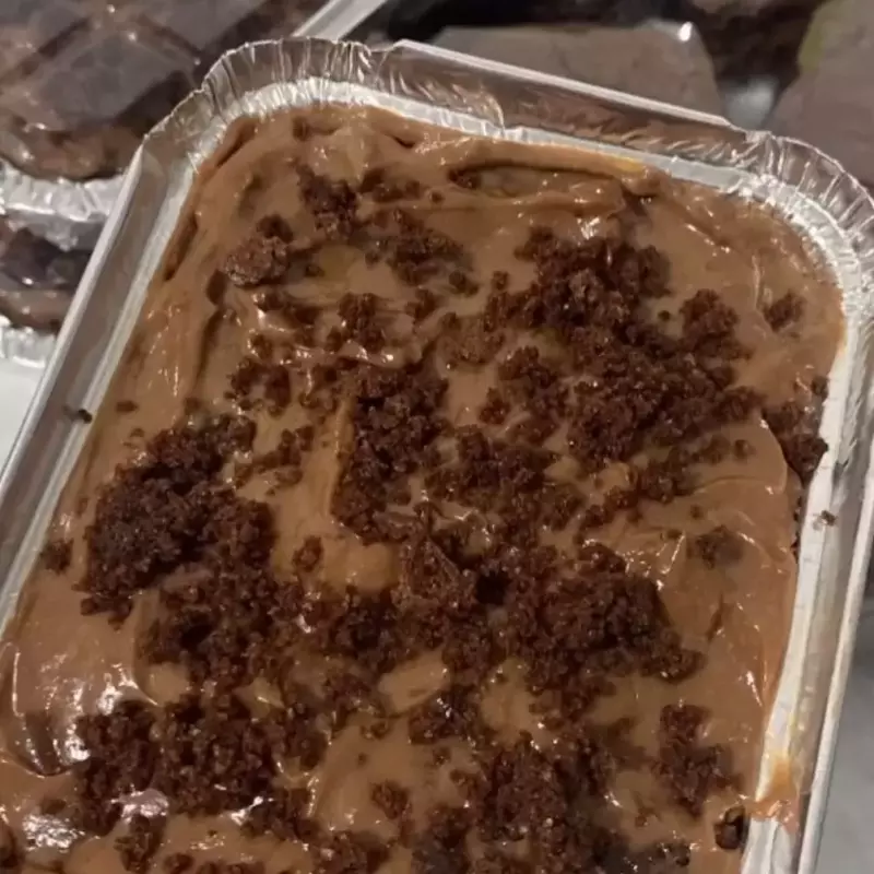 Escondidinho de brownie