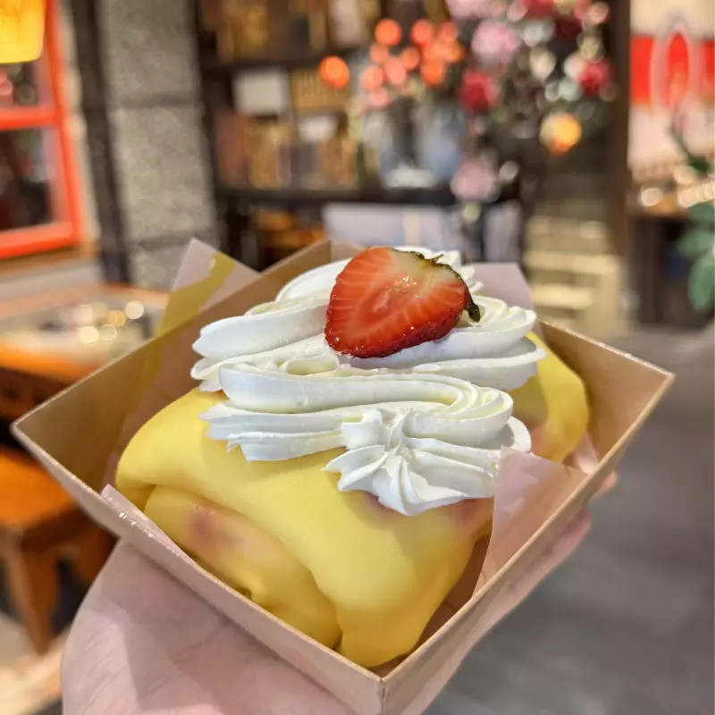 CREPES DE FRESA 草莓毛巾卷