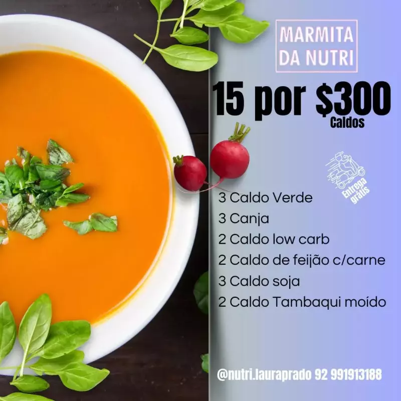 15 caldos