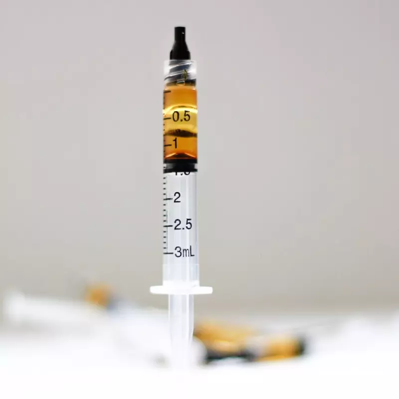 Jeringa destilado THC