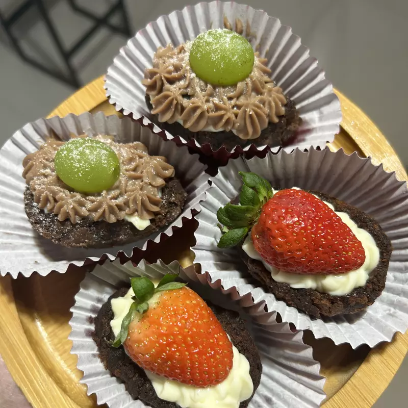 Mini Ovo Torta de Morango