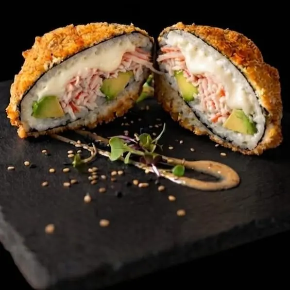 Burger sushi Kanikama