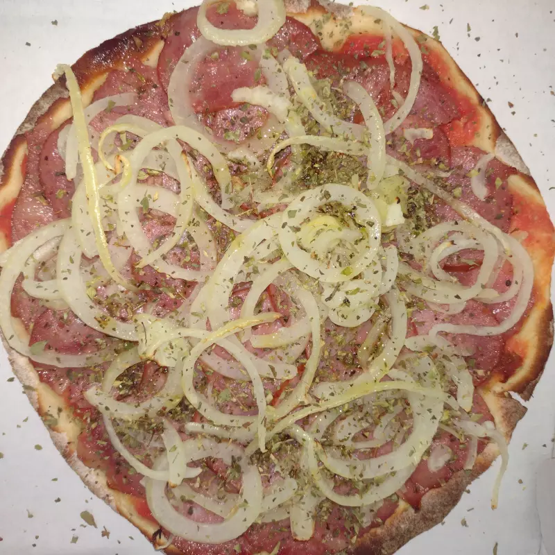 10-Mini Pizza- Calabresa