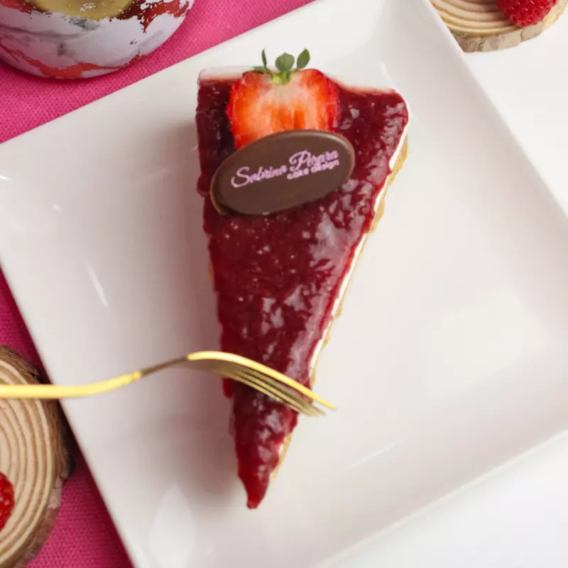 Fatia de Torta Cheesecake