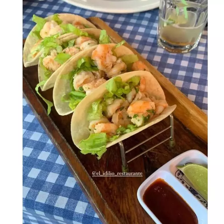 Tacos de camarón
