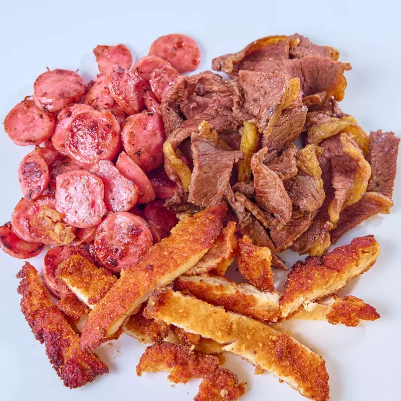 Toscana + Frango Panado + Picanha