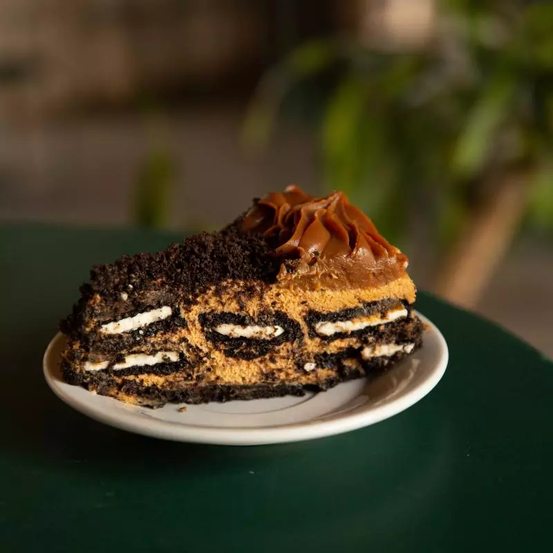 Torta oreo porcion