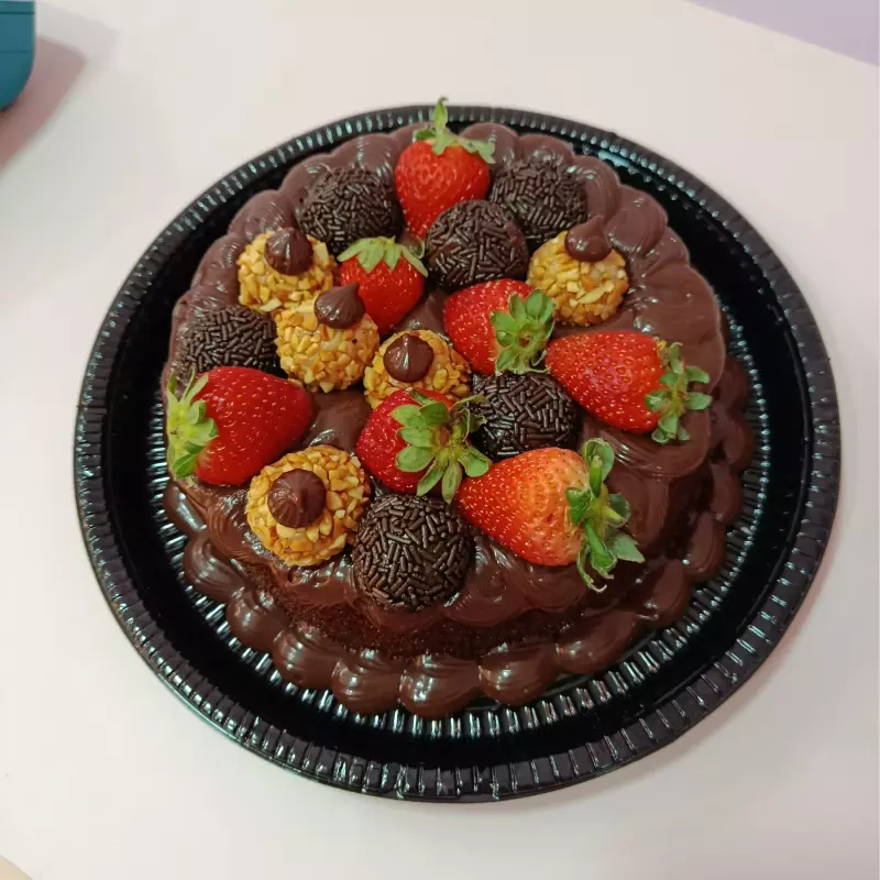 Bolo Piscininha Chocolate