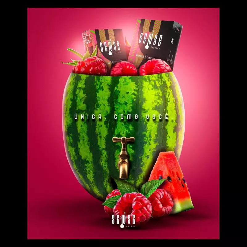 SENSE MELANCIA E FRAMBOESA 50G