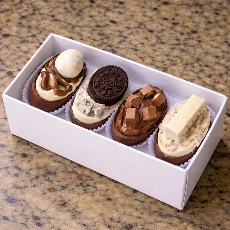 4 MINI OVOS GOURMET(:)(50g cada)(:)