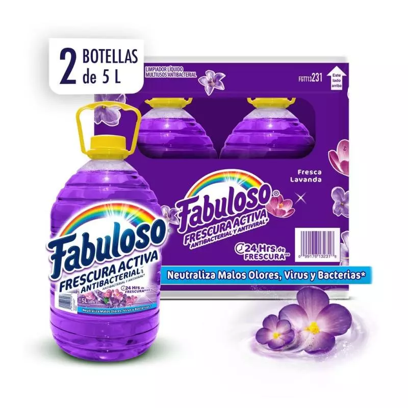 2 Fabuloso Desinfectante Multiuso 5L