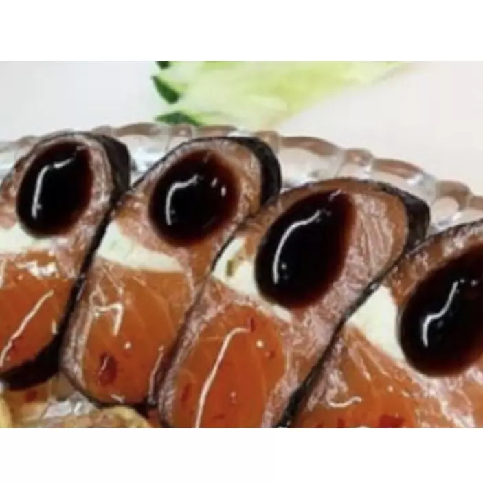 64. Sashimi de salmão recheado 6 uni