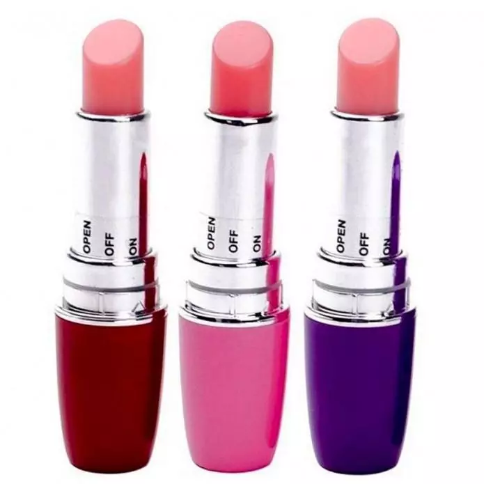 VIBRADOR EM FORMATO DE BATOM