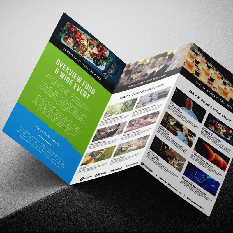 Flyer Tríptico Tipo Carta