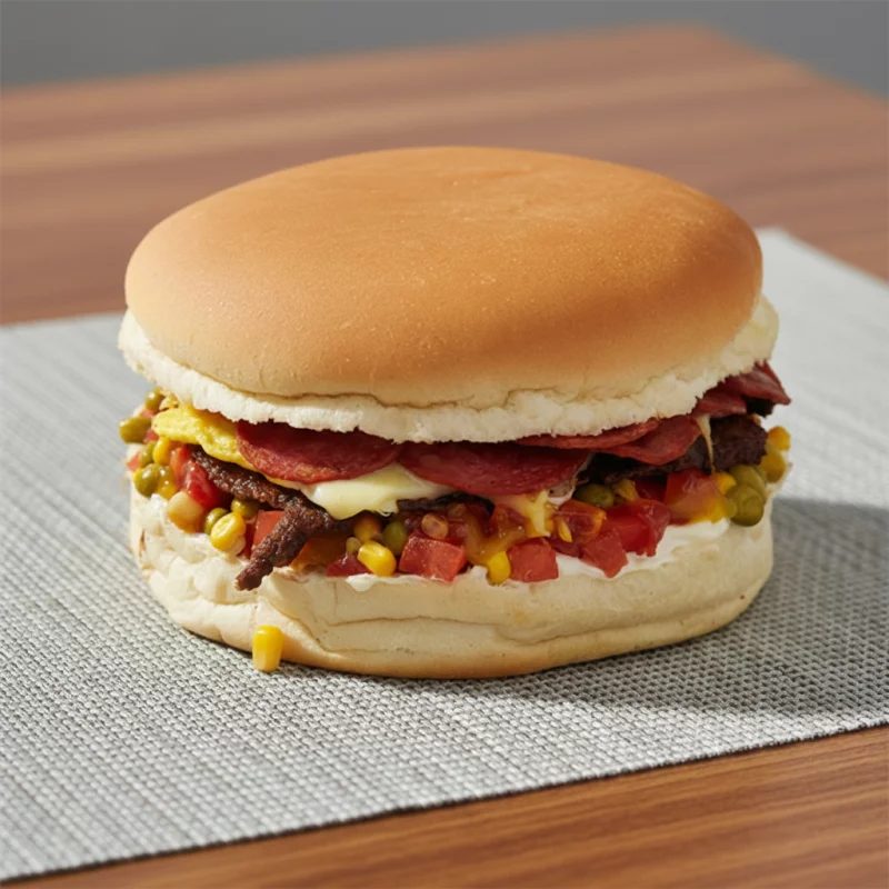 BACON C/CHEDDAR E HAMBURGUER