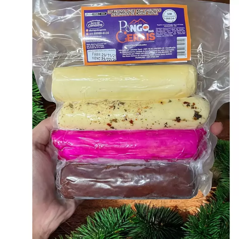 Kit de provoletos com salame