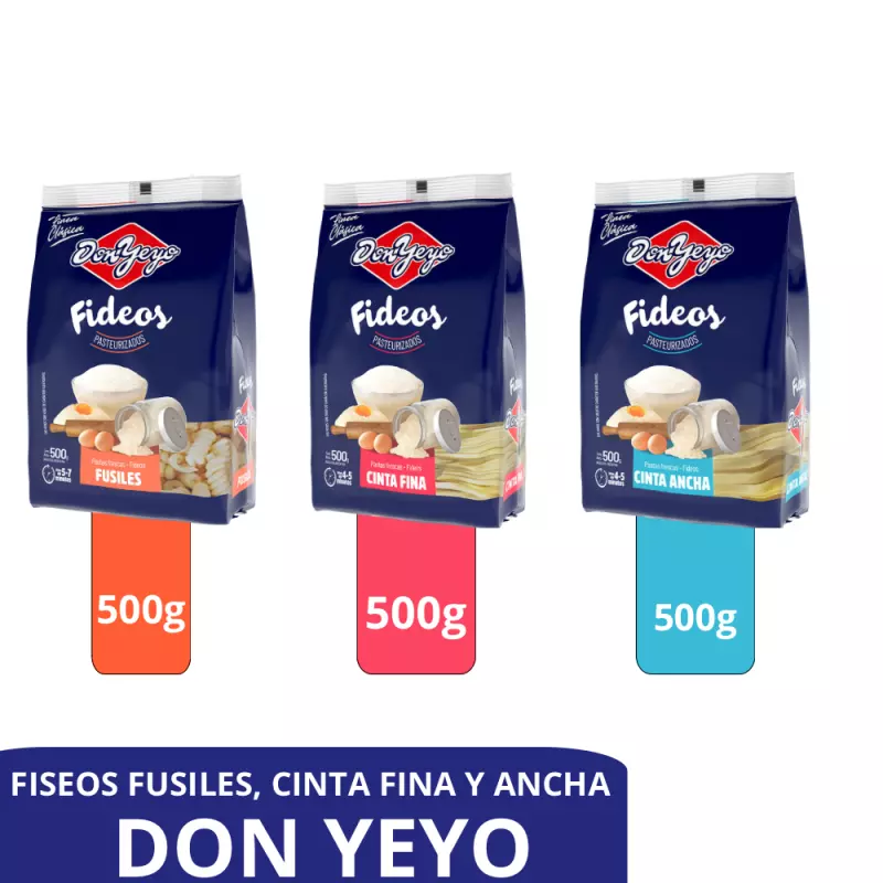 Fideos / Ñoquis DON YEYO