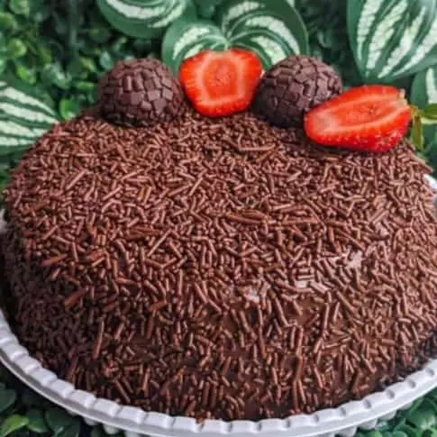 Vulcão de brigadeiro