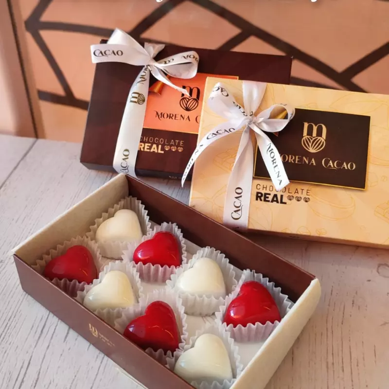 CAJA DE CHOCOLATES (8 u) - CAFÉ