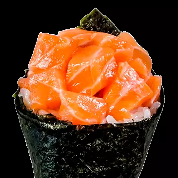Temaki de salmão