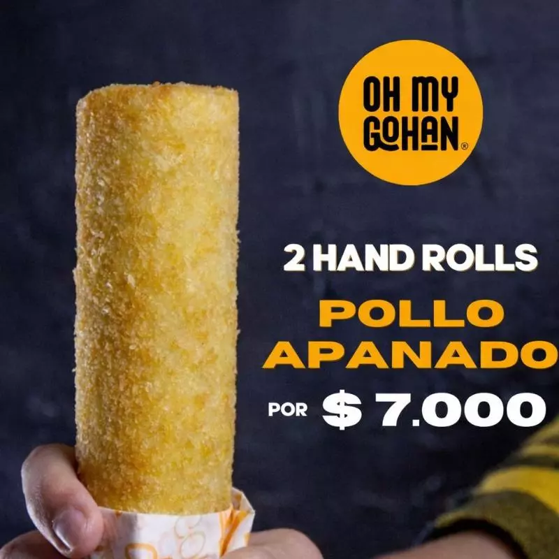 PROMO 2 HAND ROLLS POLLO APANADO