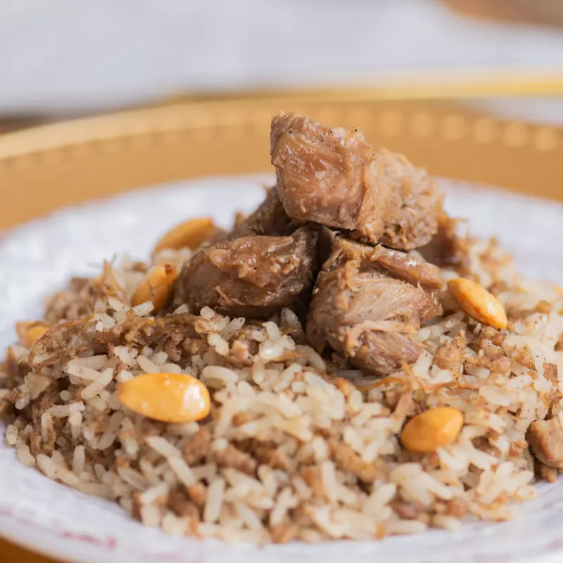 Arroz com Cordeiro (500 Gr)