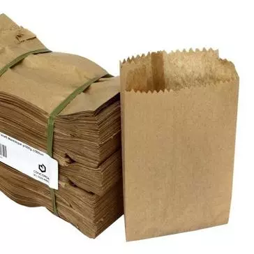 SACO MARROM PAPEL MIX N°2