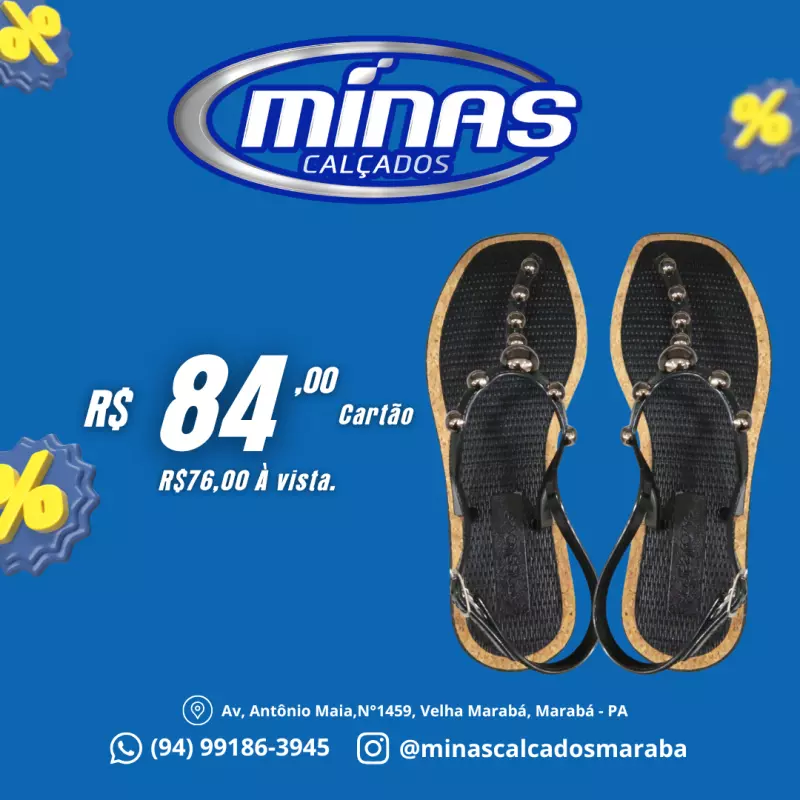 Sandália Preta RF:SD2007