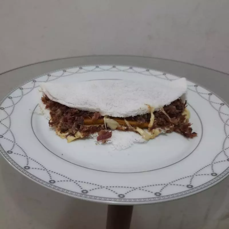 CHARQUE , BANANA E QUEIJO