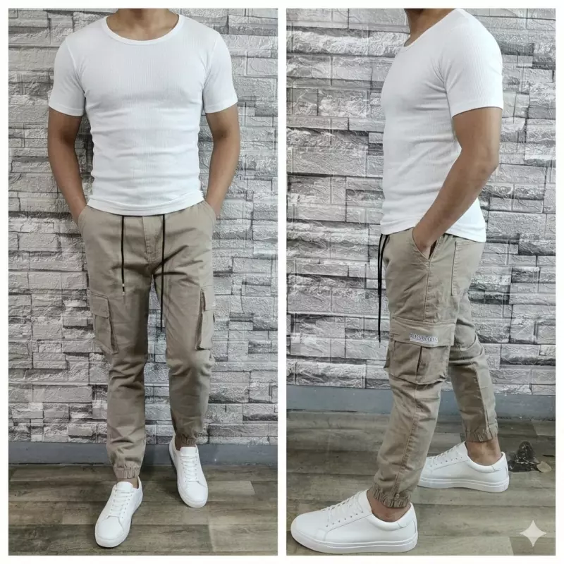 Pantalón Jogger Cargo Distel Sand