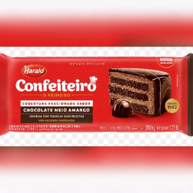 BARRA DE CHOCOLATE MEIA AMARGA