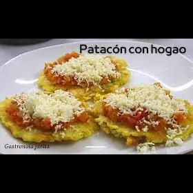 patacon + hogao + queso
