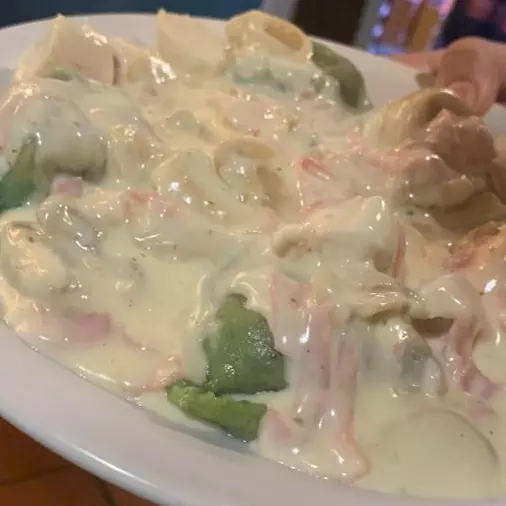 Raviolon de vedura con Fileto