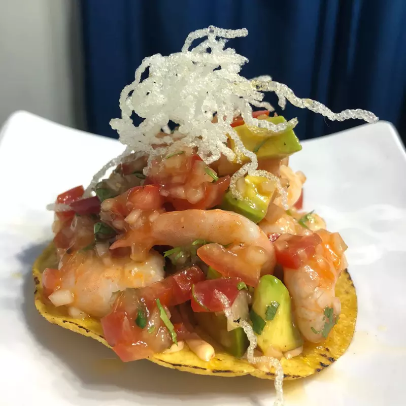 Tostada de Camarón