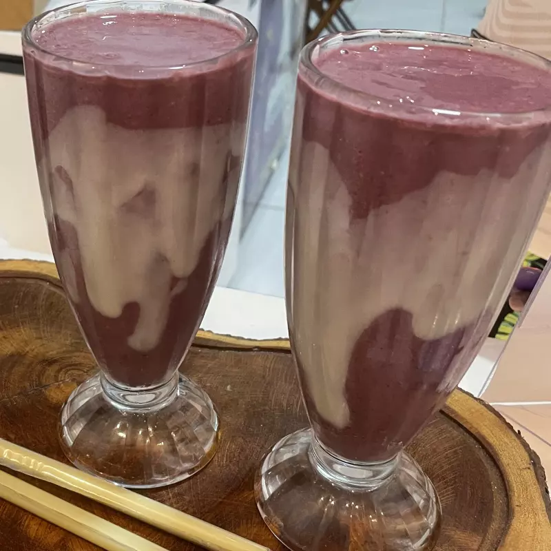 2 DOIS AÇAÍ BATIDO 500ML (GARRAFA)