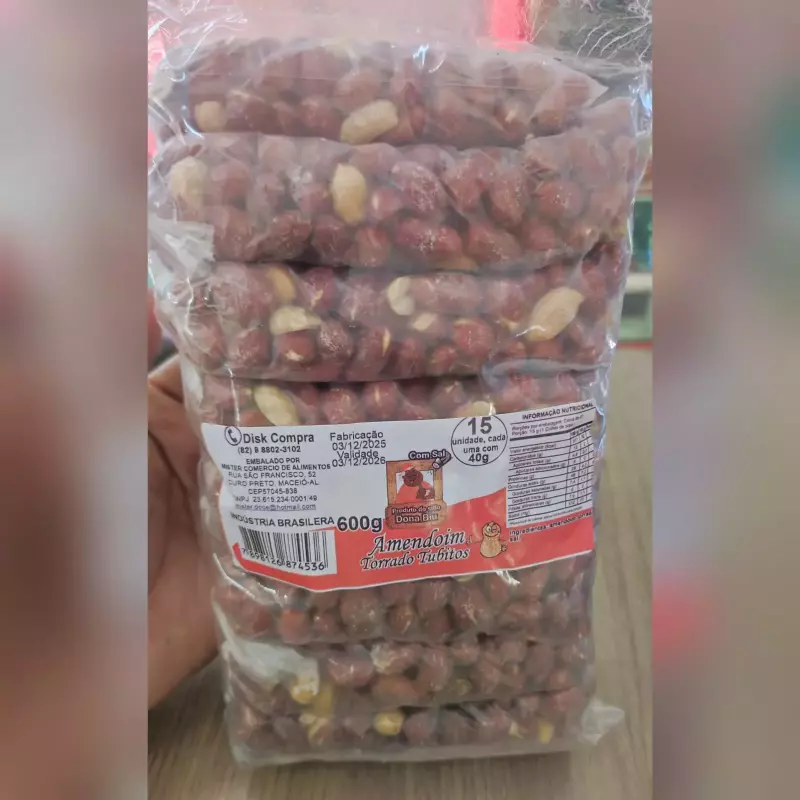 amendoim pct 15 unid