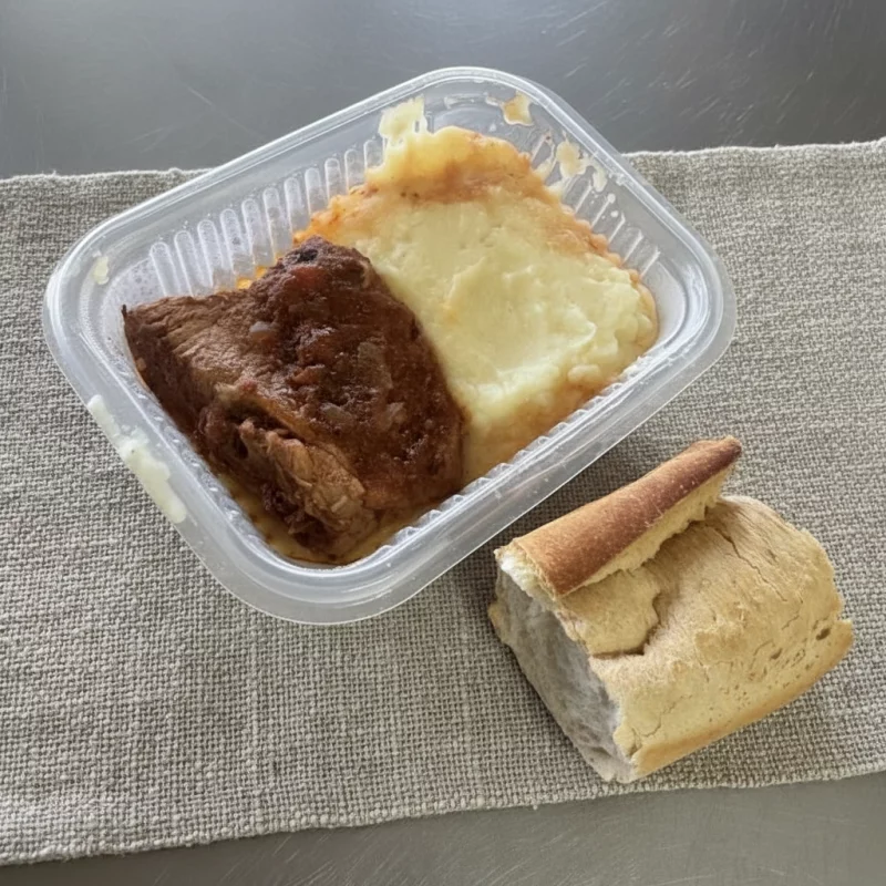 Bondiola con pure de papas