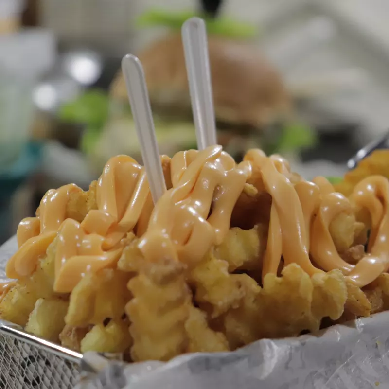 Batata Ondulada Creme de Queijo🍟🥔