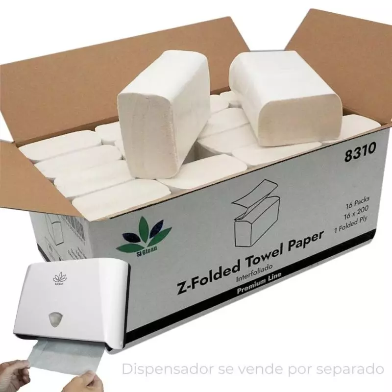 Papel Toalla Foliado 16 Pqts x 200H