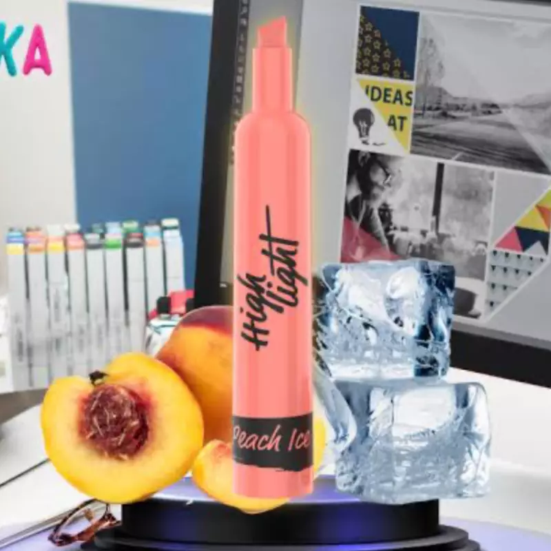 Peach ice