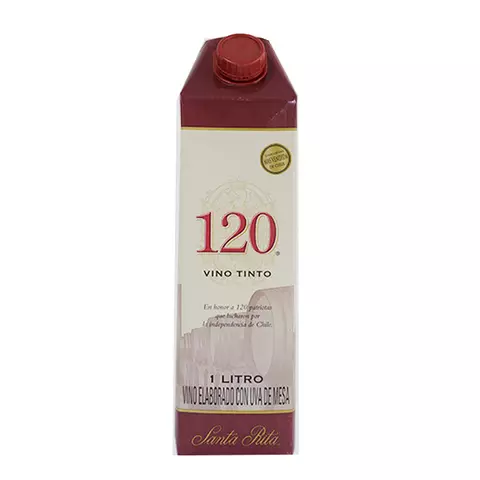 Vino 120 Tetra Tinto 12° 1 Lts