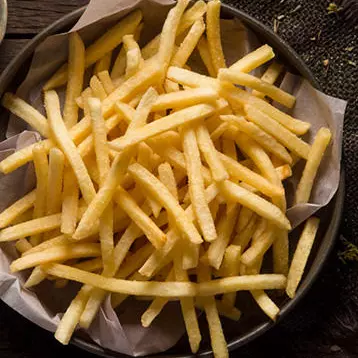 BATATA FRITA FININHA CROCANTE