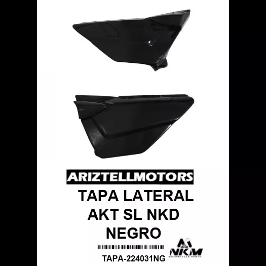 TAPA LATERAL AKT SL NKD NEGRO CON LO