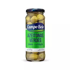 Azeitona Verde Campo Belo 345g