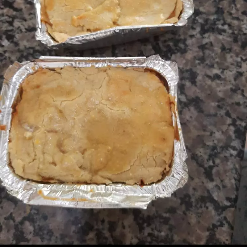 Empadão de palmito congelado