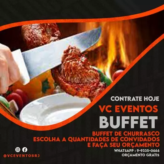 Buffet Churrasco (Leia com atenção)