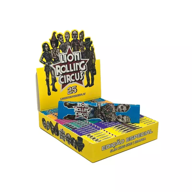 Lion Rolling Circus White Slim